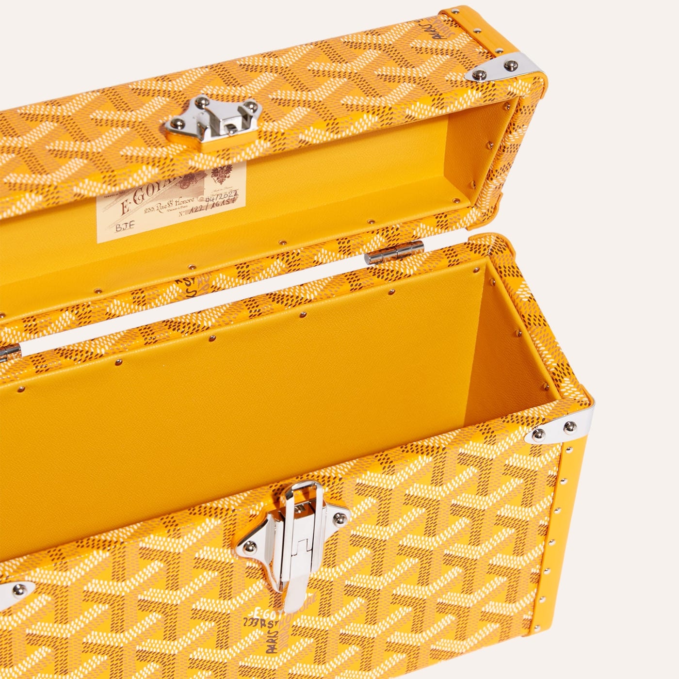 Goyard Cassette Trunk Bag Yellow - Image 5
